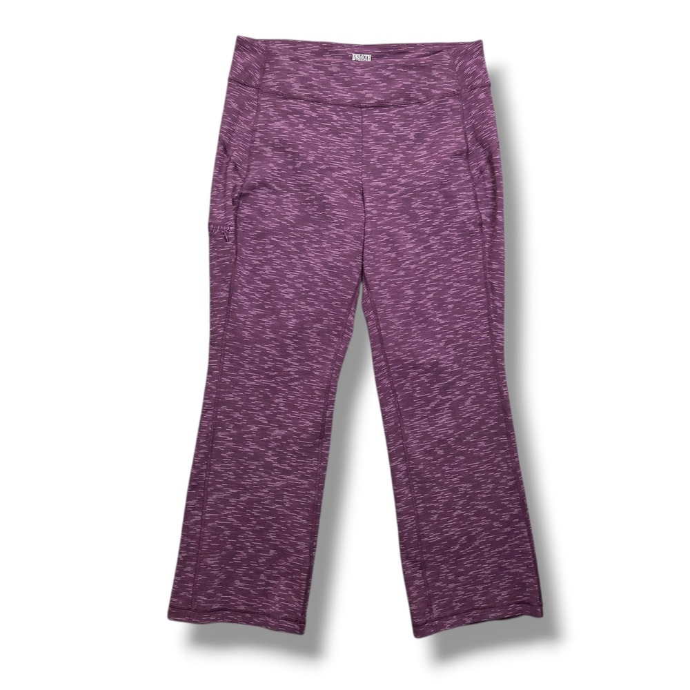 Duluth Trading Co NoGA Classic Bootcut Pants Womens XL Purple UPF Stretch